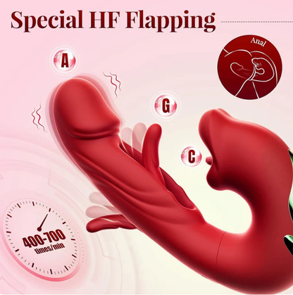 ❄️ Flash Sale 70% OFF 💋 2026 Upgraded Luvora™ 4-in-1 Flapping & Licking Vibrator