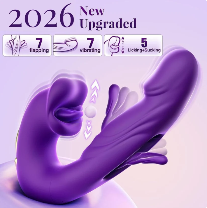 ❄️ Flash Sale 70% OFF 💋 2026 Upgraded Luvora™ 4-in-1 Flapping & Licking Vibrator