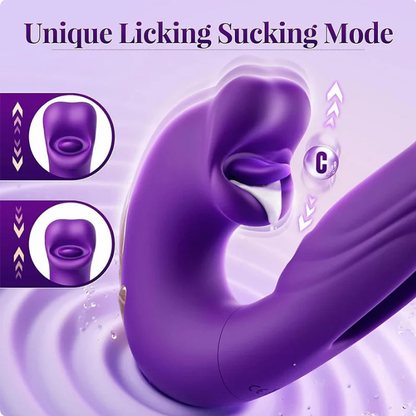 ❄️ Flash Sale 70% OFF 💋 2026 Upgraded Luvora™ 4-in-1 Flapping & Licking Vibrator